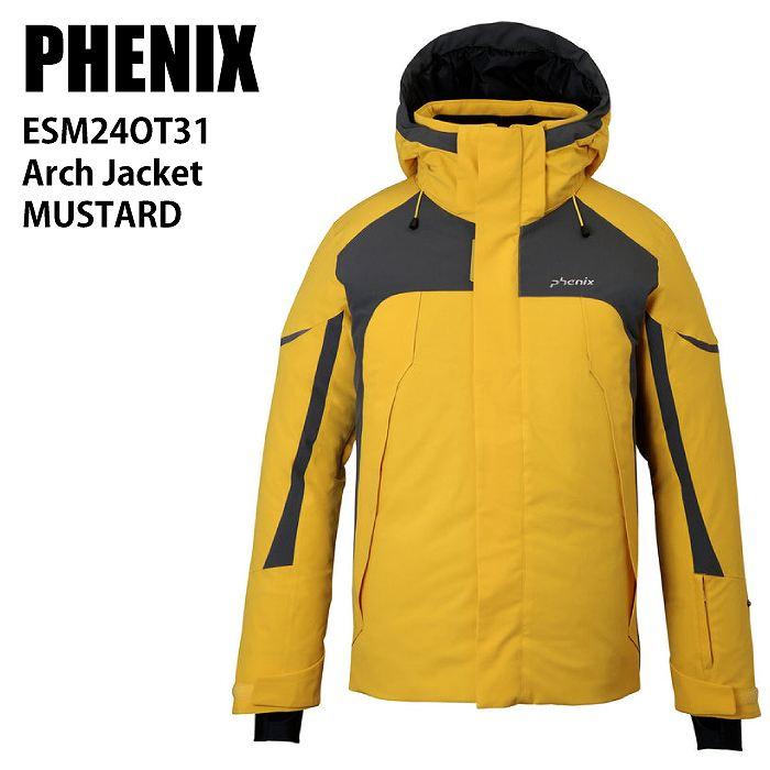 PHENIX フェニックス ESM24OT31 Arch Jacket MUSTARD 24-25 ウエア メンズ ジャケット スキー アーチジャケット PHENIX フェニックス ESM24OT31 Arch Jacket MUSTARD 24-25 ウエア