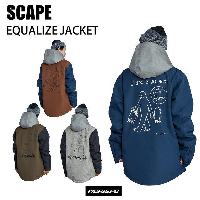 Scape エスケープ ｅｑｕａｌｉｚｅジャケット 19 ボードウェア スノーボード メンズ スノボ ジャケット モデル モリヤマスポーツ Paypayモール店 通販 Paypayモール
