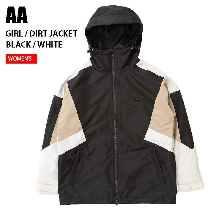AA ダブルエー ウェア GIRL/DIRT JACKET 22-23 BLACK/WHITE レディース  