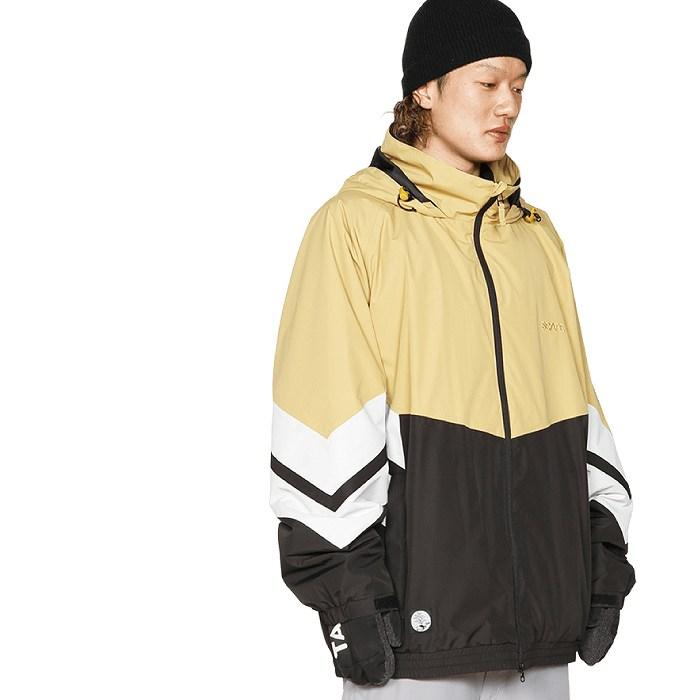 SCAPE OUTERWEAR スノーウェア SCAPE エスケープ ウェア TRACK 2 JACKET 22-23 BLACK/BEIGE