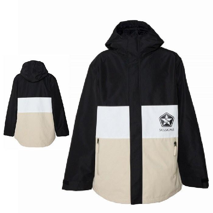 SESSIONS セッションズ ウェア VITAL JACKET 22-23 BLACK/BEIGE SESSIONS セッションズ ウェア VITAL JACKET 22-23 BLACK/BEIGE