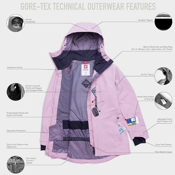 686 シックスエイトシックス ウェア GORE-TEX SKYLINE SHELL JKT 686 シックスエイトシックス ウェア GORE-TEX SKYLINE SHELL JKT