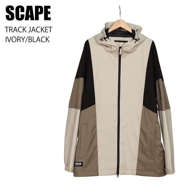 SCAPE エスケープ ウェア TRACK JACKET 23-24 IVORY/BLACK UNISEX 