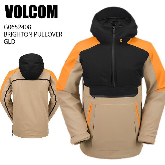 VOLCOM ボルコム G0652408 BRIGHTON PULLOVER GLD 23-24 ボードウェア メンズ ジャケット プルオーバー スノーボード VOLCOM ボルコム G0652408 BRIGHTON PULLOVER GLD 23-24 ボードウェア