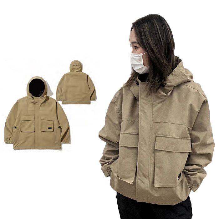BSRABBIT ビエスラビット BIG POCKET HOODED JACKET BEIGE 24-25 BSRABBIT ビエスラビット BIG POCKET HOODED JACKET BEIGE 24-25