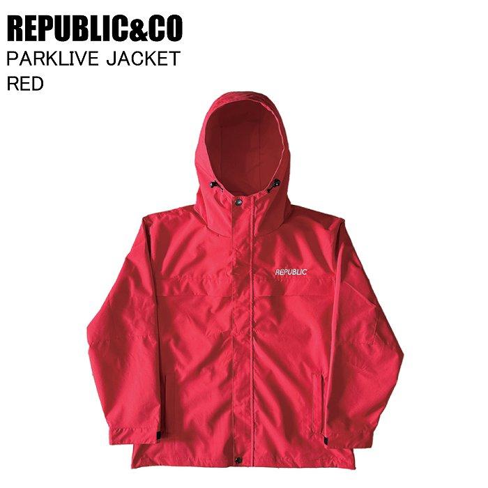 REPUBLIC&CO リパブリック PARKLIVE JACKET パークライブジャケット RED スノーボード ウェア ジャケット REPUBLIC&CO リパブリック PARKLIVE JACKET パークライブジャケット