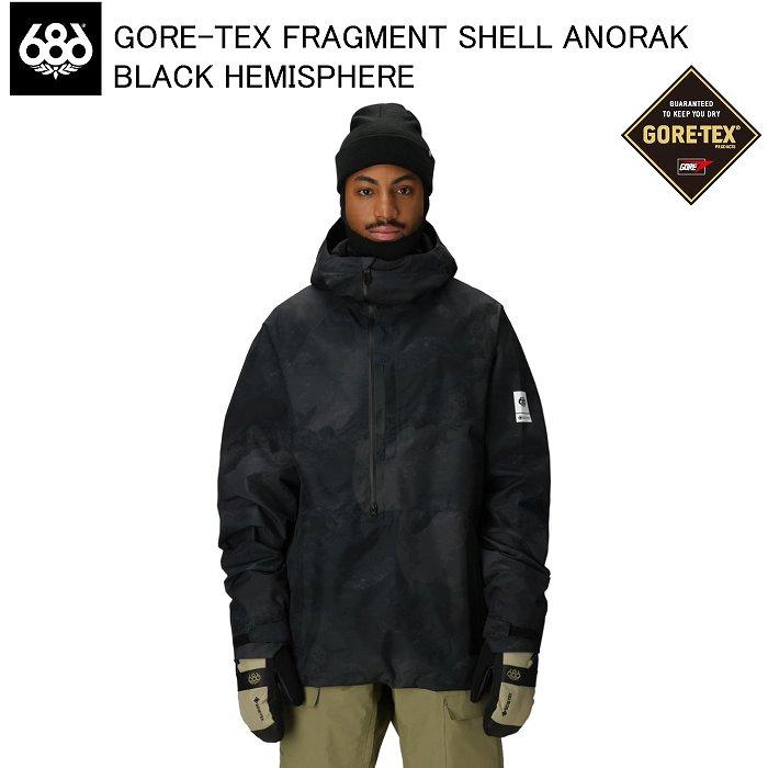 686 M5WN163 GORE-TEX FRAGMENT SHELL ANORAK BLACK HEMISPHERE ウェア