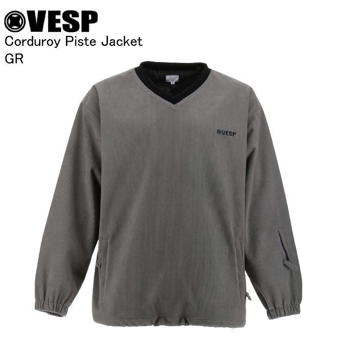 VESP ベスプ VPMJ1072C Corduroy Piste Jacket GR スノーボード ウェア