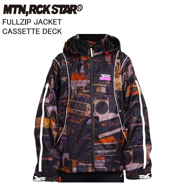 MTN.ROCK STAR マウンテンロックスター FULLZIP JACKET CASSETTE DECK
