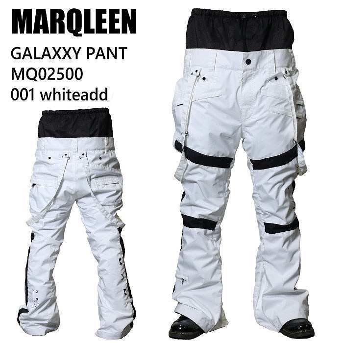 MARQLEEN マークリーン ウェア MQ02500 GALAXXY PANTS 21-22 安心の定価販売 期間限定特価品 whiteadd 001 スノーウエア メンズ パンツ スノーボード