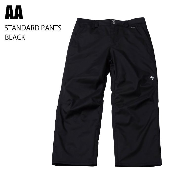 AA ダブルエー ウェア STANDARD PANTS 23-24 BLACK メンズ パンツ