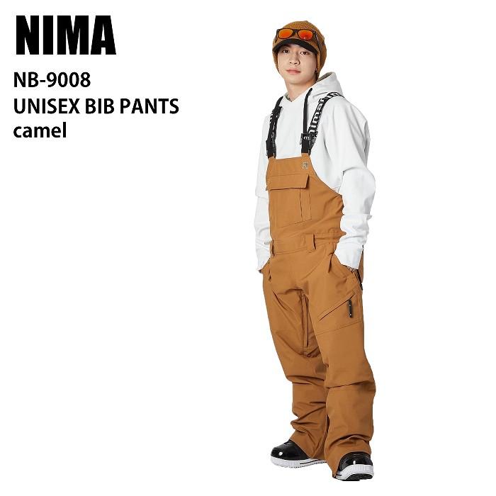 NIMA ニーマ NB-9008 ビブパンツ 84キャメル 23-24 ボードウェア