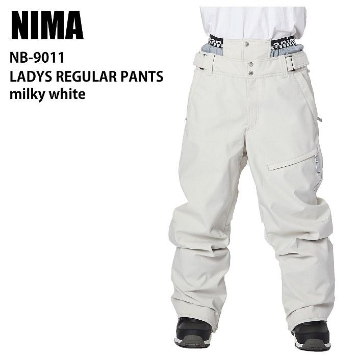 NIMA ニーマ NB-9011 パンツ 13ミルキーホワイト 23-24 ボードウェア レディース スノボ スキー NIMA ニーマ NB-9011 パンツ 13ミルキーホワイト 23-24 ボードウェア