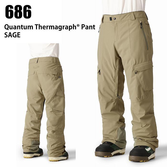 686 シックスエイトシックス M2W208 QUANTUM THERMAGRAPH PANT SAGE 24