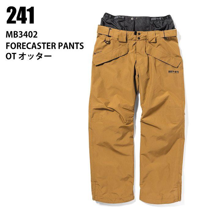241 トゥーフォーワン MB3402 FORECASTER PANTS OT 24-25 ウエア 241 トゥーフォーワン MB3402 FORECASTER PANTS OT 24-25 ウエア
