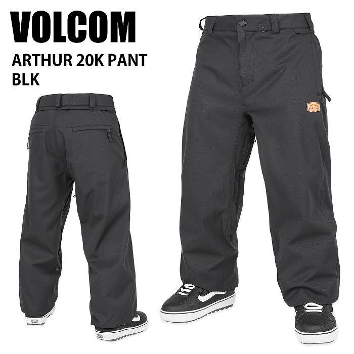 VOLCOM ボルコム ARTHUR 20K PANT BLK 24-25 ウエア ユニセックス
