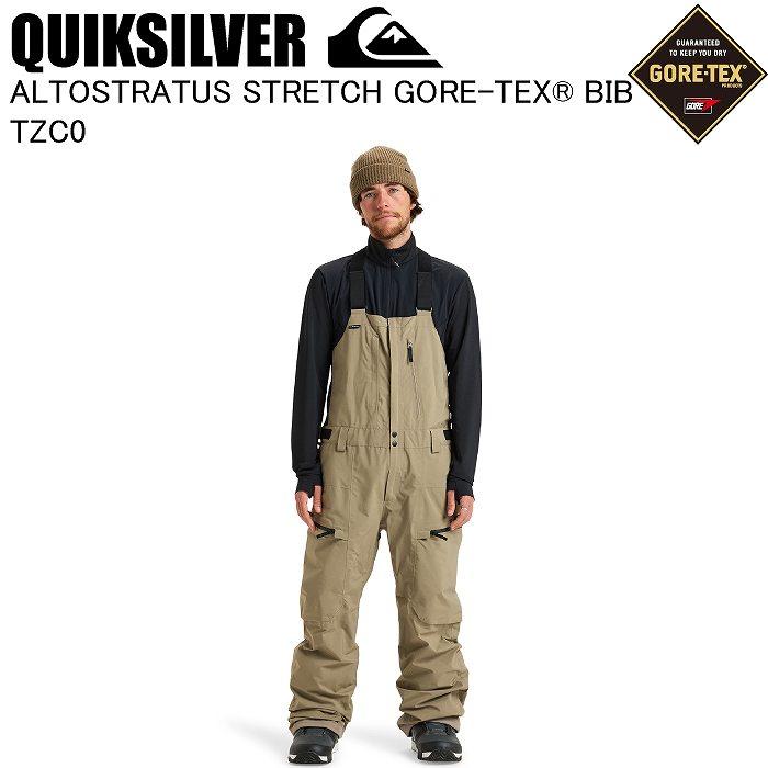 QUIKSILVERGORE-TEX ベージュ ビブパンツ