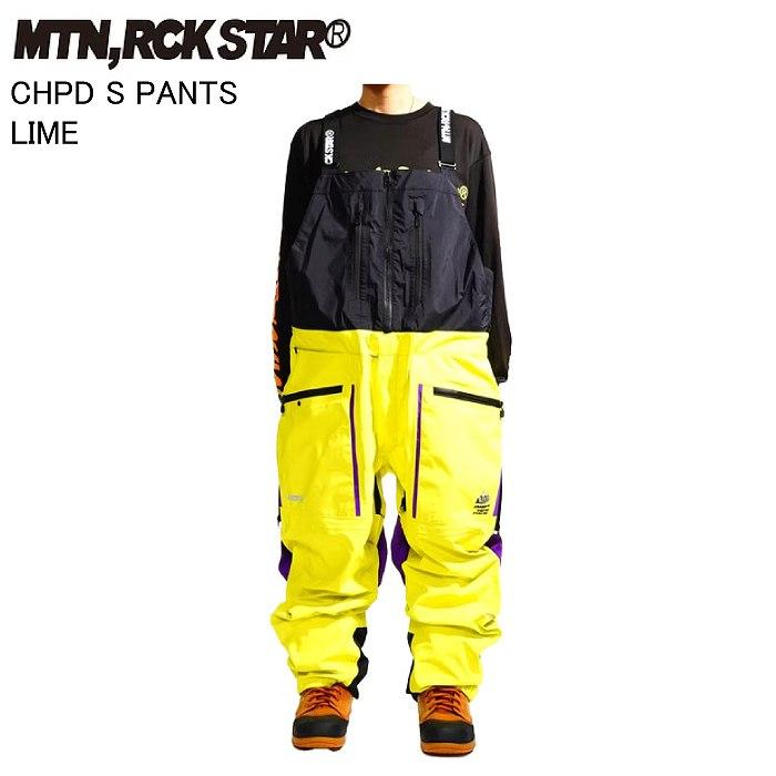 MTN.ROCK STAR マウンテンロックスター CHPD S PANTS LIME ウェア