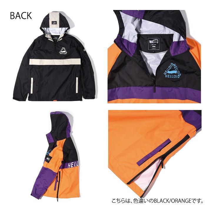 HELLOID ヘルロイド ウェア 22HEL-08 ANORAK RAGLAN 22-23 BLACK HELLOID ヘルロイド ウェア 22HEL-08 ANORAK RAGLAN 22-23 BLACK