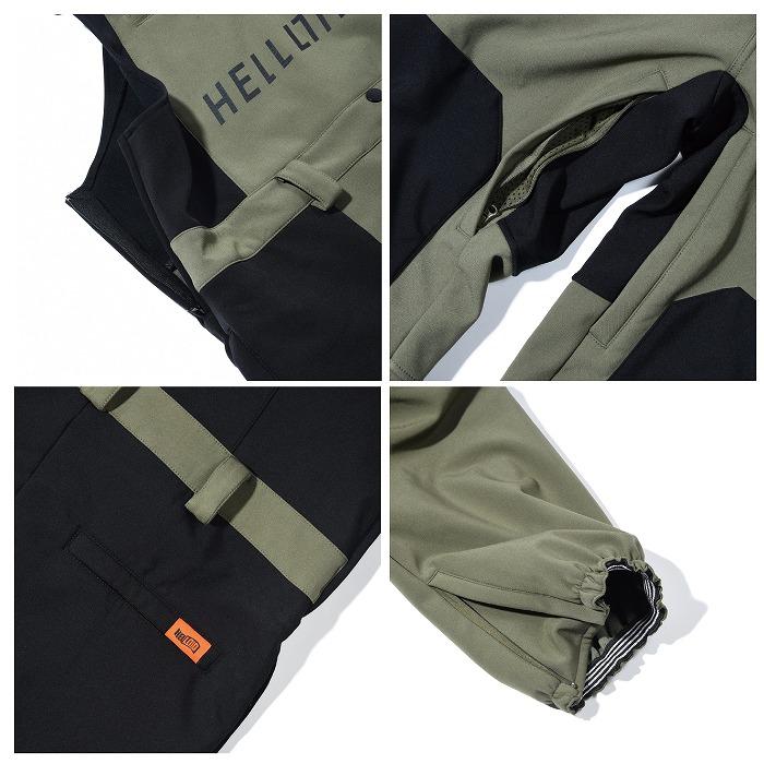 HELLOID ヘルロイド ウェア 22HEL-40 SOFTSHELL BIB PANTS 22-23 HELLOID ヘルロイド ウェア 22HEL-40 SOFTSHELL BIB PANTS 22-23