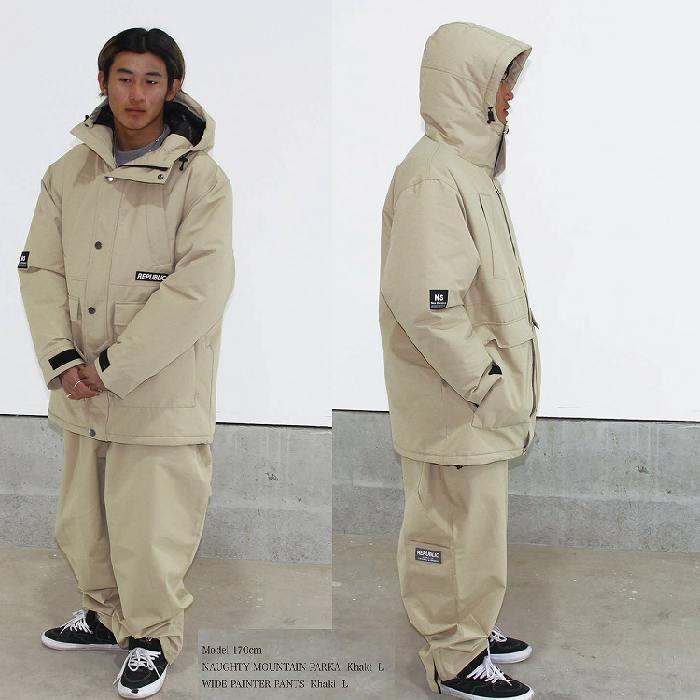 REPUBLIC&CO リパブリック ウェア WIDE PAINTER PT 23-24 KHAKI REPUBLIC&CO リパブリック ウェア WIDE PAINTER PT 23-24 KHAKI