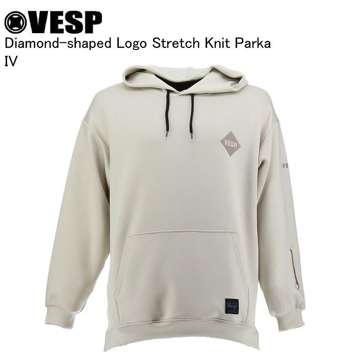 VESP ベスプ VPMS1037 Diamond-shaped Logo Stretch Knit Parka IV スノーボード ウェア VESPウェア 25-26モデル メンズ レディース VESP ベスプ VPMS1037 Diamond-shaped Logo Stretch Knit Parka IV