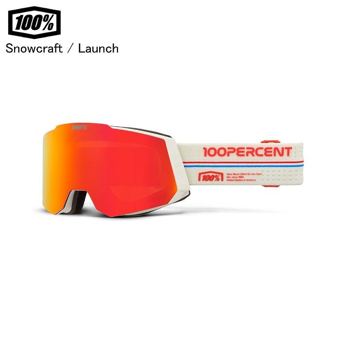 100% ワンハンドレッド SNOWCRAFT ASIA FIT スノークラフト Launch 