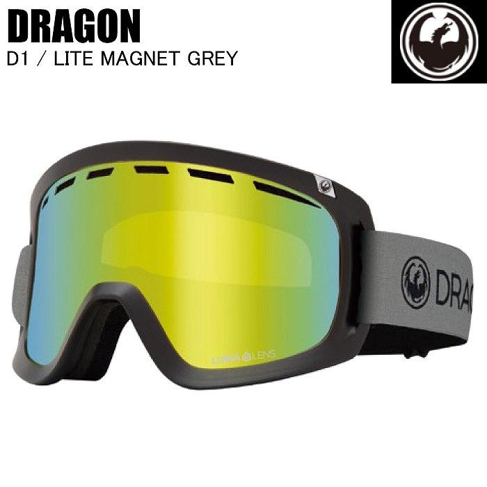 DRAGON ドラゴン D1 ディーワン LITE MAGNET GREY A05 スノーボード