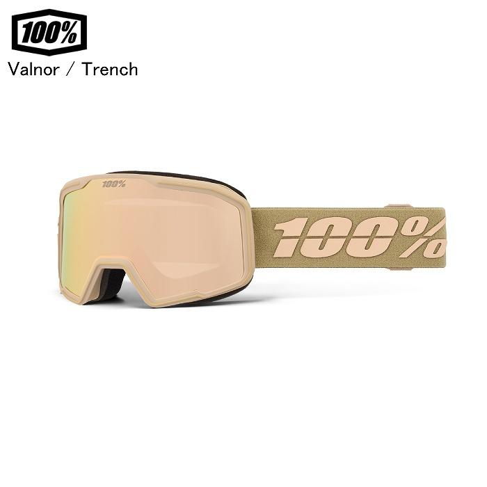 100% ワンハンドレッド VALNOR ヴァルナー TRENCH 51011-00009 ゴーグル スキー スノーボード スノボ 100％ゴーグル 100% ワンハンドレッド VALNOR ヴァルナー TRENCH 51011-00009