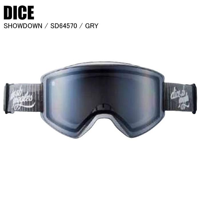 sho スキー ゴーグル DICE ダイス SHOWDOWN ショーダウン GRY SD64570