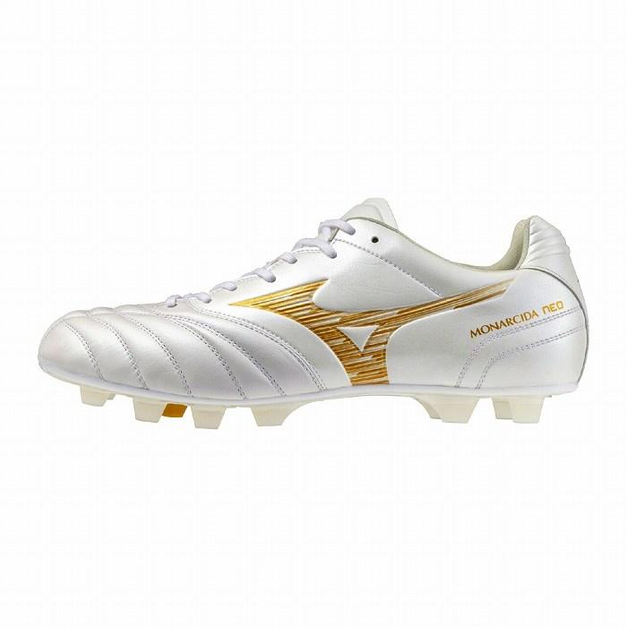 MIZUNO（ミズノ） モナルシーダ ネオ3 WIDE ELITE(ホワイト×ゴールド