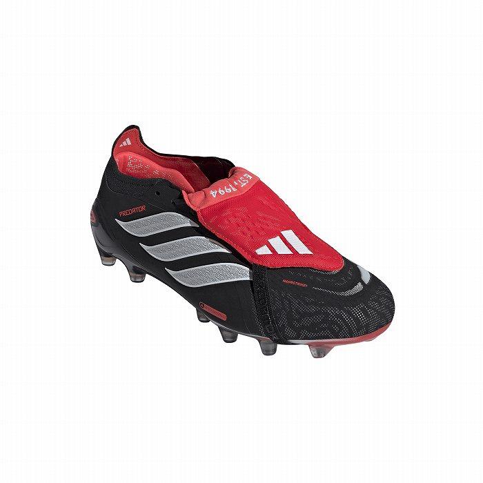  PREDATOR サッカーシューズ スパイク adidas（アディダス） PREDATOR ELITE FT AG(ブラック×ホワイト×レッド