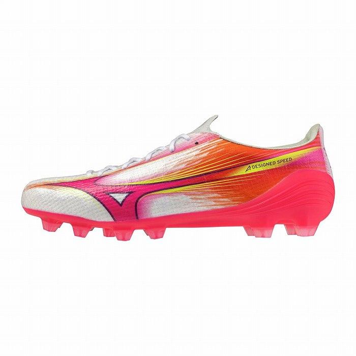 MIZUNO ミズノ アルファ 3 PRO(ホワイト×ピンク) P1GA266464 サッカー スパイク α_5