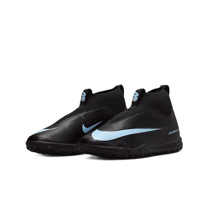 NIKE ナイキ JR ZOOM スーパーフライ 10 ACADEMY TF(ブラック×サックス) FQ8310 001 サッカー ジュニア トレーニングシューズ NIKE ナイキ JR ZOOM スーパーフライ 10 ACADEMY TF(ブラック×サックス