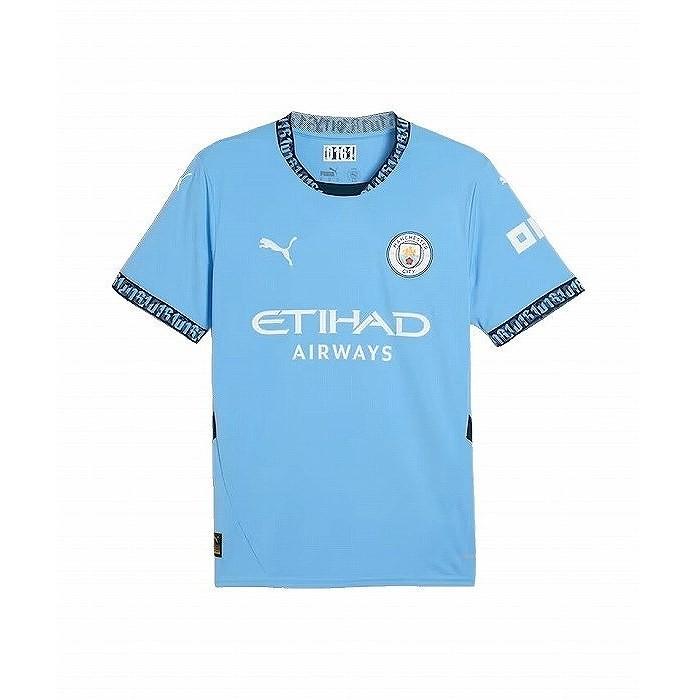 PUMA プーマ 775075 01 マンチェスターシティ 24/25 半袖 ホーム レプリカ サッカー ウェア PUMA プーマ 775075 01 マンチェスターシティ 24/25 半袖 ホーム