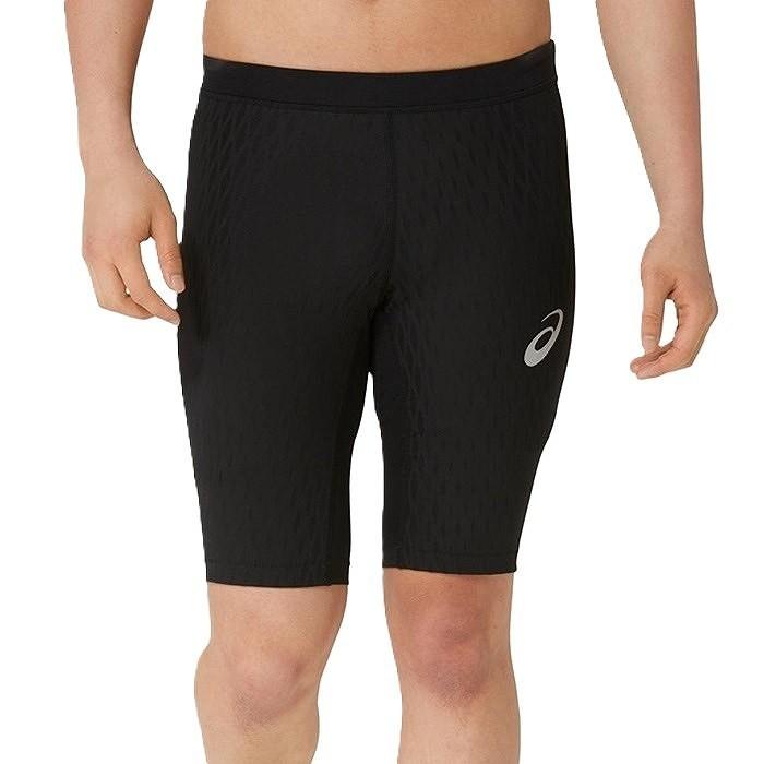 ASICS ブラックタイツ Sサイズ 2011D178 ASICS（アシックス） MOTION MUSCLE SUPPORT スピードポケットタイツ