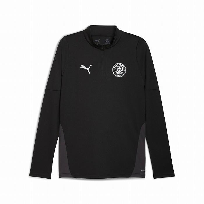 PUMA（プーマ） マンチェスターシティ TR 1/4ジップ トップ(ブラック 