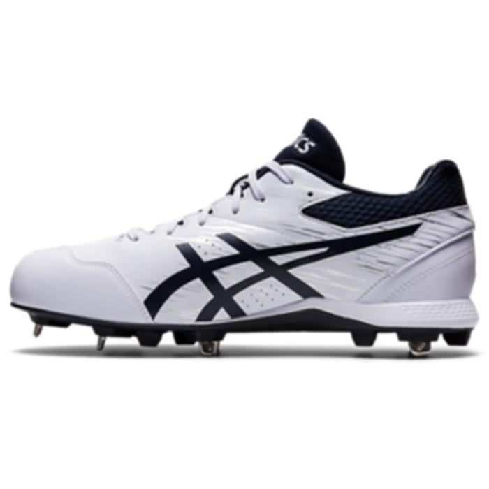 ASICS アシックス NEOREVIVE 4 1123A022 103 ホワイト×ネイビー 野球 樹脂底｜moriyamasports｜03