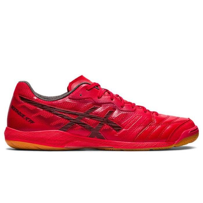 海外通販 ASICS アシックス デスタッキ K FF 1111A217.600 600 クラシックレッド×ビートジュース フットサル インドア