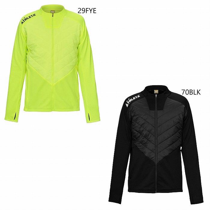 ATHLETA アスレタ JRグリッド起毛TRジャケット 04175J ジュニア トレーニングジャケット 中綿 裏起毛 ATHLETA（アスレタ） JRグリッド起毛TRジャケット 04175J ジュニア