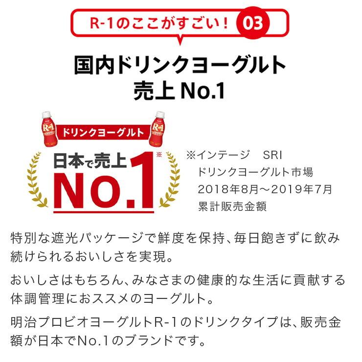 R1 R-1 ヨーグルト 飲むヨーグルト ヨーグルトドリンク 明治 プロビオ 36本 セット ( R1 12本 × 低糖・低カロリー 12本 × ストロベリー 12本 ） 健康 効能｜moriyamilk｜07