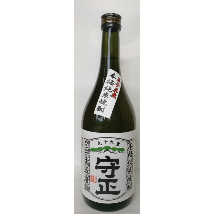 酒蔵が仕上げた　千葉の米焼酎　純米焼酎　守正３５度1.8l。通がうなる　米にこだわった焼酎です |  | 01