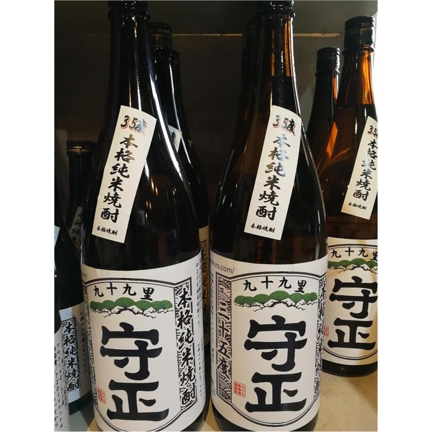 酒蔵が仕上げた　千葉の米焼酎　純米焼酎　守正３５度1.8l。通がうなる　米にこだわった焼酎です |  | 02