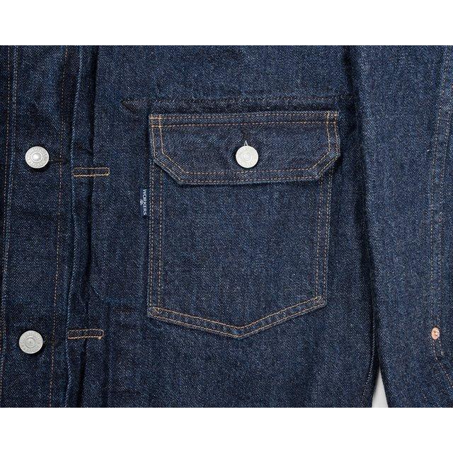 WORKERS/ワーカーズ Denim Jacket, 13.75 Oz, Right Hand Indigo Denim, American Cotton 100%｜morleyclothing｜06