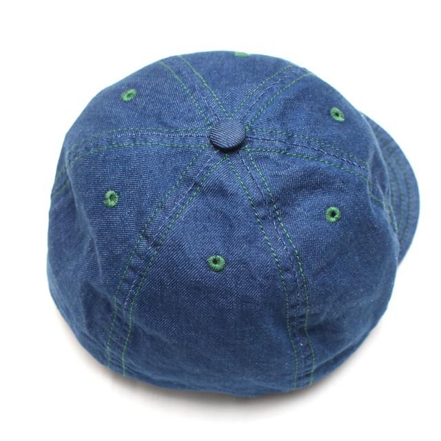 DECHO/デコ BALL CAP DENIM BLUE ブルー｜morleyclothing｜03