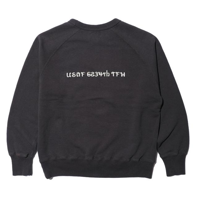 COLIMBO/コリンボ Lagergeld Sweat Shirt "6234th TFW UDON Air Base" Ebony Black｜morleyclothing｜02