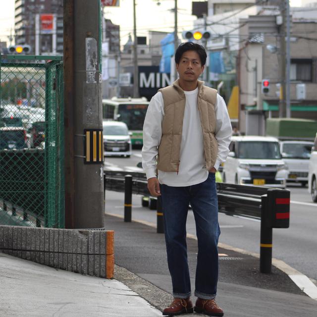 COLIMBO/コリンボ "Tempco" SIGNATURE DOWN VEST Leghorn Beige｜morleyclothing｜11