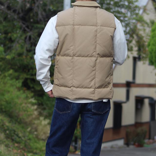 COLIMBO/コリンボ "Tempco" SIGNATURE DOWN VEST Leghorn Beige｜morleyclothing｜09