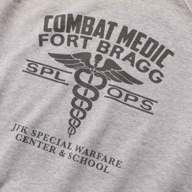 COLIMBO/コリンボ Cut-off Sweat Shirt "The Combat Medic" Heather Gray｜morleyclothing｜02