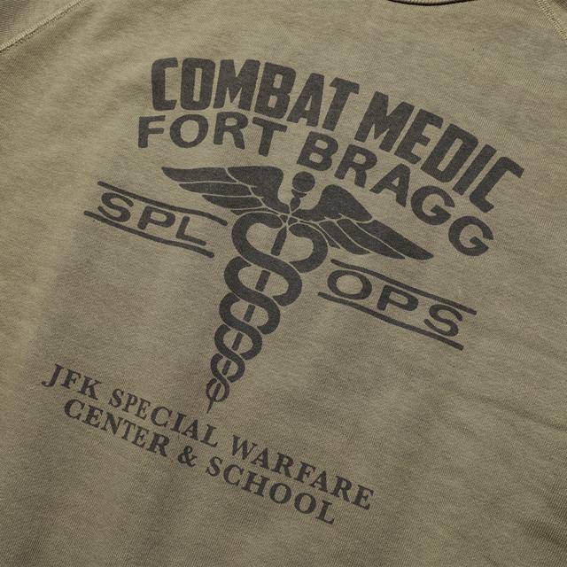 COLIMBO/コリンボ Cut-off Sweat Shirt "The Combat Medic" OD Green｜morleyclothing｜02